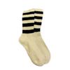 Calcetines Vintage de Primavera 2026 para Mujer, Calcetines Holgados a Rayas Color Block de Moda, Gruesos de Punto Mediana Caña Cómodos y Versátiles, Calcetería de Algodón al por Mayor