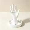 Suporte de exibição de joias, modelo de mão simulada, manequim, anel, colar, brincos, pulseira, adereços de exibição de joias