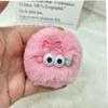 Tamancos Coreanos Ins Bola de Pelo Pelúcia Óculos Óculos Cor Doce Cor Pura Fofos Bola de Pelo DIY Tamancos Bola de Pelo