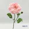 Flor de Loto con Rocío de Mil Posturas de Dos Cabezas Tallo Único Flor Artificial de Seda Flor Falsa Material de Flor para Bodas Marcador de Camino Arreglo Floral Decoración de Escritorio para el Hogar Arte Floral