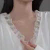 Collar de frijol arcoíris en viento mejor amiga simple joker fino diseño coreano directo de fábrica