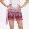 Cadena de Cintura con Flecos de Lentejuelas para Danza del Vientre Danza India Bohemian Encaje con Cordones Pañuelo para Caderas con Lentejuelas Pañuelo de Cintura Falda de Lentejuelas con Flecos