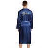 Amazon Quente Noivo Noivo Manhã de Casamento Roupão Primavera e Outono Masculino Longo Casa tamanho plus Cardigan Camisola