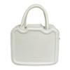 Bolso de Mujer Estilo Galleta 2026 Nuevo de Moda Texturizado Bolso de Mano Pequeño Cuadrado Elegante Versátil con Correa para el Hombro y Cruzado
