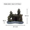 Artesanías de resina para paisajismo de acuarios, decoración de peceras, ruinas de castillos, decoración de castillos europeos, directo de fábrica