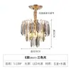 Candelabro Pequeño de Cristal Estilo Americano, Luz para Pasillo, Luz para Corredor, Luz para Entrada, Luz para Vestidor, Lámpara de Techo de Cristal Estilo Europeo, Luz Decorativa, Lujo Ligero