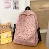 Mochila versátil estilo coreano ins com laço, moda, design de nicho, mochila escolar estudantil de grande capacidade, mochila casual para mulheres