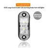 Al por mayor 2 LED Piraña Camioneta Señal de Advertencia Decorativa Luces de Freno Giro Laterales 10-30V Luces Traseras