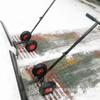 Pala de nieve con ruedas de tamaño pequeño pala de nieve de acero engrosado pala de nieve pala de nieve pala de nieve pala de nieve pala de nieve de arroz
