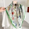 Pañuelo Cuadrado Pequeño Rayado Británico 70% Algodón y Lino para Mujer, Bufanda de Cuello Versátil Vintage, Pañuelo Delgado de Doble Cara