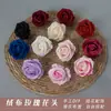 Rosas Pequeñas de Terciopelo de Seda Artificial, Cabezas de Flores de Rosa Simuladas, Cabezas de Flores para Pared de Fondo de Pared de Flores, Materiales para Guirnaldas DIY, Ramilletes de Flores