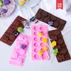 Forma de Silicone para Bolo com 6 Elos em Espiral, Forma de Silicone para Pirulito, Forma para Palitos de Queijo, Bala Dura com Palito, Assar
