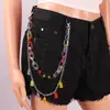 Corrente de Cintura de Urso de Resina Colorida Transfronteiriça Europeia e Americana Hip-hop de Rua Calça Pendurada Adolescente Resina Calça
