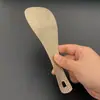 Titanio Puro Patrón de Diamante Cuchara de Arroz Desnuda Camping Portátil Almacenamiento Espátula Pala para Arroz Espátula de Cocina Utensilios de Cocina Cuchara de Arroz Utensilios de Cocina