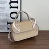Bolso de Mano Bufanda de Seda Nueva Yuezhi, Bolso Cuadrado Pequeño de Contraste de Color, Bolso de Hombro Cruzado Versátil a la Moda 2026, Bolso de Mujer de Gama Alta