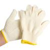 Guantes al por mayor personalizados para trabajo en sitios de construcción en Shenggang, guantes blancos de hilo de algodón engrosado, antideslizantes y resistentes al desgaste para uso en taller