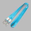 Lanyard para gafete de trabajo con gancho doble Hebilla doble Cuerda para gafete de trabajo Gafete de doble extremo Porta credencial de identificación para trabajo Correa Etiqueta Gafete de invitado