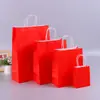 Bolsa de papel kraft para llevar catering té de leche repostería vasos joyería compras publicidad regalos