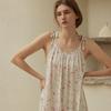 Novo Pijama de Viscose, Pijama Fofo de Verão para Menina, Cardigã Vestido Solto de Manga Longa Estampado em Cetim t
