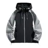 Chaqueta M-XL para Hombre 2025 Nueva Tendencia Estilo Hong Kong Chaqueta Guapa Chaqueta Talla Grande Para Gordos Ropa Casual para Hombres