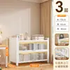 Estantería de Acero para el Hogar con Puerta Estantería para Libros Infantiles Armario de Almacenamiento para Sala de Estar Armario de Almacenamiento de Hierro a Prueba de Polvo Armario de Almacenamiento para Dormitorio