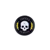 Broche de metal colorido criativo de caveira e floral europeu e americano para Halloween, para jaquetas, mochilas e outros acessórios personalizados