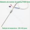 Resistor Térmico Blindado Pt100/Wzpk-191/Platina em Forma de Agulha/Sonda/Sensor Termopar Alta Precisão