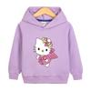 Suéter con capucha para niña KT Cat, otoño 2022, primavera y otoño, nueva ropa para niños, top informal para niña, abrigo para niña