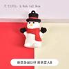 Papai Noel boneco de neve faça você mesmo creme cola capa de telefone material bolsa acessórios de cabelo artesanais acessórios de resina caseiros