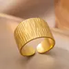 Anillo Geométrico Asimétrico de Moda para Viajar, Estilo Retro Minimalista Fresco Transfronterizo, Diseño de Nicho de Lujo Ligero de Gama Alta