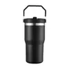 Taza de coche portátil nueva transfronteriza de 2030 oz, gran capacidad, para exteriores, portátil, montable en coche, aislada y con pajilla - venta al por mayor