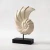 Mesa de Entrada para Sala de Estar de Casa Minimalista Moderna Decoração de Mesa com Esculturas de Conchas Ornamentos Criativos Artesanato Decoração de Sala de Modelo