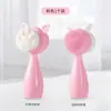 Escova de limpeza facial de silicone dupla face com cerdas macias, massageador manual unissex para limpeza profunda dos poros