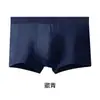 Calzoncillos tipo bóxer de algodón para hombre, color liso, antibacterianos, para hombres jóvenes, talla grande, cintura media, cómodos, planos, Dropshipping, Venta al por mayor
