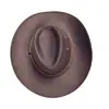 Chapéu de Cowboy Ocidental de Camurça de Aba Larga Transfronteiriço para Homens e Mulheres, Chapéu de Sol Estilo Casal, Chapéu de Proteção Solar Cavaleiro Retrô Mais Vendido