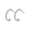 Colección de 100 Pendientes Recomendados Transfronterizos de Plata 925, Pendientes Largos Colgantes Geométricos Clásicos al por Mayor