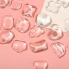 Touca de Manicure Estilo Japonês Cartão de Cores Vidro Cor Fantasia Onda d'Água DIY Material de Vidro Altamente Transparente Cartão de Exibição de Cola de Esmalte