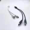 Cabo de Carregamento Tipo-C Curto de Um para Dois Cabo de Carregamento Android de Um para Dois Cabo de Carregamento Dois em Um Power Bank Curto