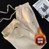 Pantalones de diseñador transfronterizos para otoño e invierno, estilo coreano modernos para hombre, holgados, de pierna recta, elegantes, deportivos, con forro polar, pantalones casuales