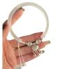 Pulsera Acrílica Temblorosa Pulsera Campana Candado Ping An Diseño Nicho para Mujer Media Pulsera Pulsera Lujo Ligero