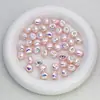 Ding Yi Leng Yue Zhen Punto Mágico Diamante Barroco Perlas de Forma Grande Perlas de Color Chapado ABS Accesorios para Pulsera Collar DIY