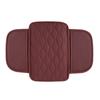 Reposabrazos universal para coche, alfombrilla elevada de cuero romboidal, ensanchada y gruesa, con espuma viscoelástica para el control central.