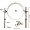 Soporte de tubería de acero inoxidable 10 cm varilla roscada completa accesorios de tubería de acero inoxidable soporte de fijación de tubería de doble capa