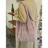 Bolso Tote de Peluche con Estampado de Leopardo Retro para Mujer, Nuevo para Otoño e Invierno, Gran Capacidad, Bolso de Hombro, Más Fácil para Combinar, Bolso de Axila para el Trabajo
