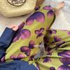 Pantalones anchos de algodón y seda, pantalones de algodón artificial, pantalones antimosquitos de verano, pantalones de casa de cintura alta para mujer de primavera y otoño, nuevos pantalones de algodón y seda