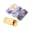 Caja de Gafas Transparente con Olas de Dibujos Animados al por Mayor Japonesa Linda Portátil Anticompresión Caja de Almacenamiento para Ojos Caja para Gafas de Sol