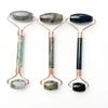 Rodillo de Jade Transfronterizo Masajeador Cuidado Facial Belleza Raspado Cristal Rosa Rodillo Masajeador de Doble Cabezal Rodillo de Jade