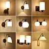 Lámpara de Pared Nórdica Lámpara de Mesita de Noche para Dormitorio Moderna Simple Creativa Lámpara de Pasillo de Hotel Lámpara de Pared para Sala de Estar y Pasillo Lámpara de Escalera