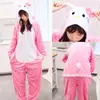 Lote mixto de nuevos pijamas de gato con queso para padres e hijos gato de Cheshire animal de dibujos animados enterizos ropa de casa para parejas gato blanco y negro al por mayor