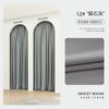 Cortinas para Provadores de Loja de Roupas Dupla Face Mesma Cor Chenille Sem Odor Ganchos para Trilho de Vestiário Venda por Atacado Personalizada